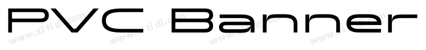PVC Banner Bold字体转换